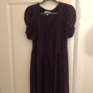 Eggplant colored sweater dress